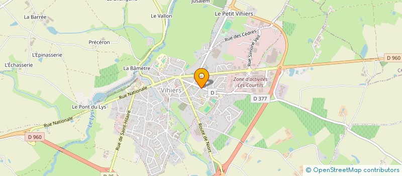 localisation de l'entreprise SARL JAMIN ROUGE ET NOIR à LYS-HAUT-LAYON