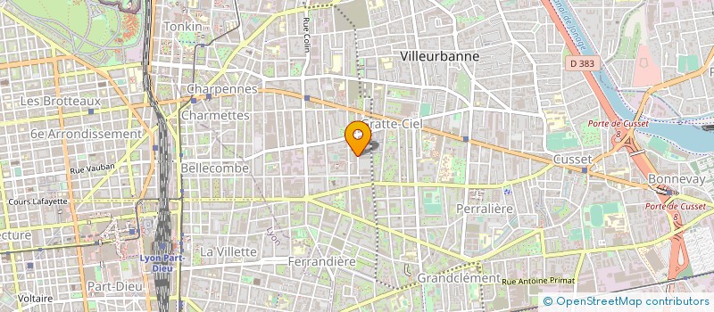 localisation de l'entreprise SARL JAMMES à VILLEURBANNE