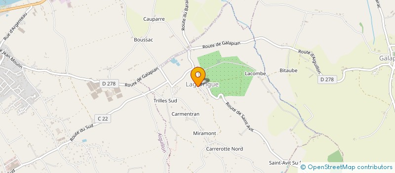 localisation de l'entreprise SARL JAMMY à AIGUILLON