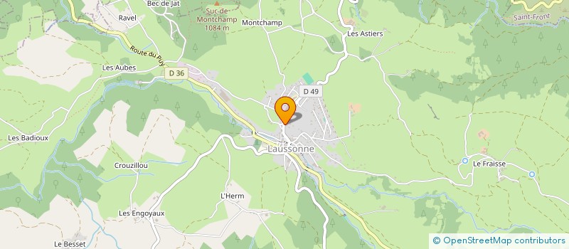 localisation de l'entreprise SARL JAMON  LAUSSONNE
