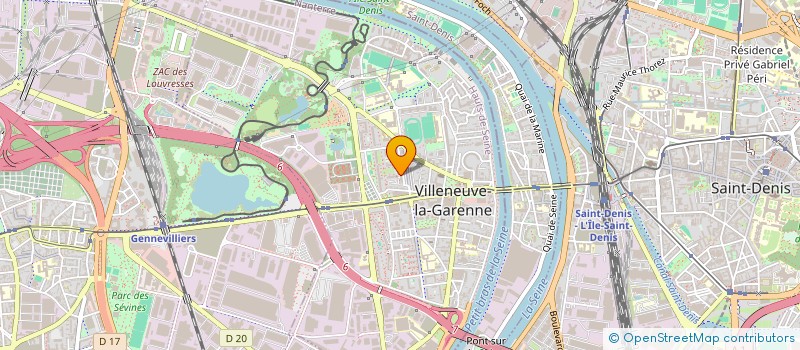 localisation de l'entreprise SARL JANAA à VILLENEUVE-LA-GARENNE