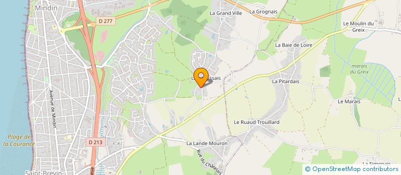 localisation de l'entreprise SARL JANET à SAINT-BREVIN-LES-PINS