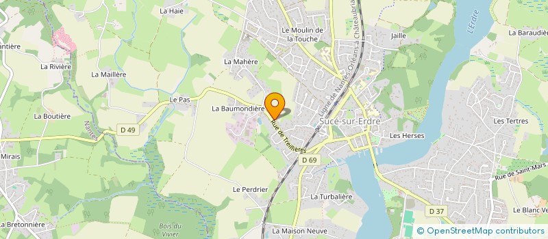 localisation de l'entreprise SARL JANIN LT  SUCE-SUR-ERDRE
