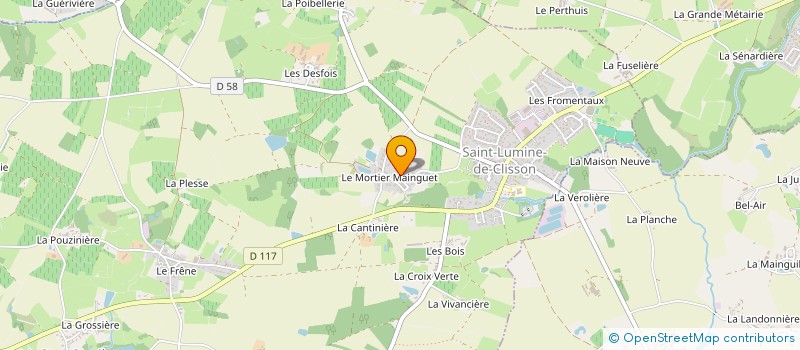 localisation de l'entreprise SARL JANNAT PAYSAGE  SAINT-LUMINE-DE-CLISSON