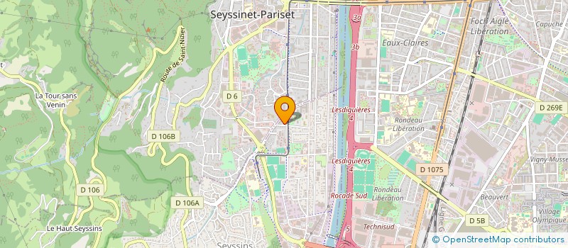 localisation de l'entreprise SARL JANSYL à SEYSSINS