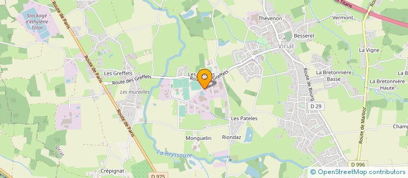 localisation de l'entreprise SARL JAPY PARTICIPATION à VIRIAT