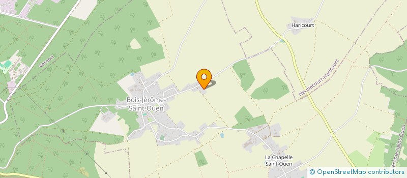 localisation de l'entreprise SARL JARDI'NATURE  BOIS-JEROME-SAINT-OUEN