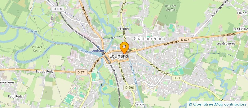 localisation de l'entreprise SARL JARDIN D'ENFANTS à LOUHANS