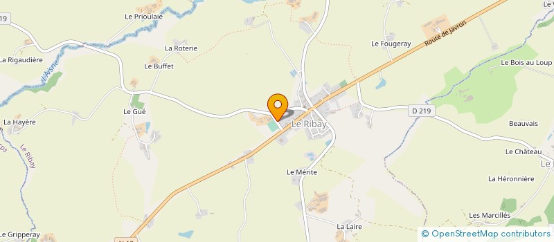 localisation de l'entreprise SARL JARDIN-GOUPIL à LE RIBAY