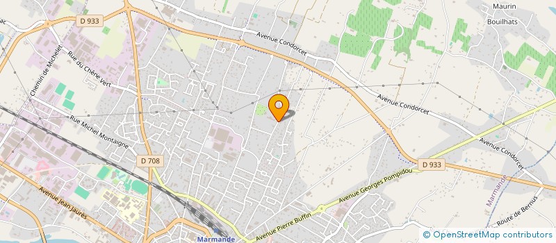 localisation de l'entreprise SARL JARDINERIE JAY à MARMANDE