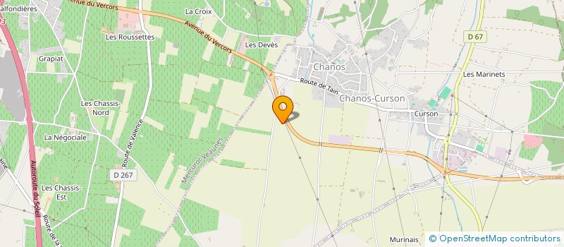 localisation de l'entreprise SARL JARDINERIE MIGUET à MERCUROL-VEAUNES