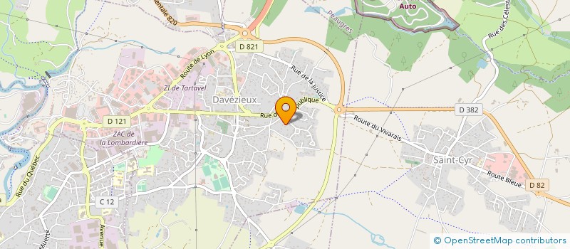 localisation de l'entreprise SARL JARDINIERE DUMAS  SAINT-CLAIR