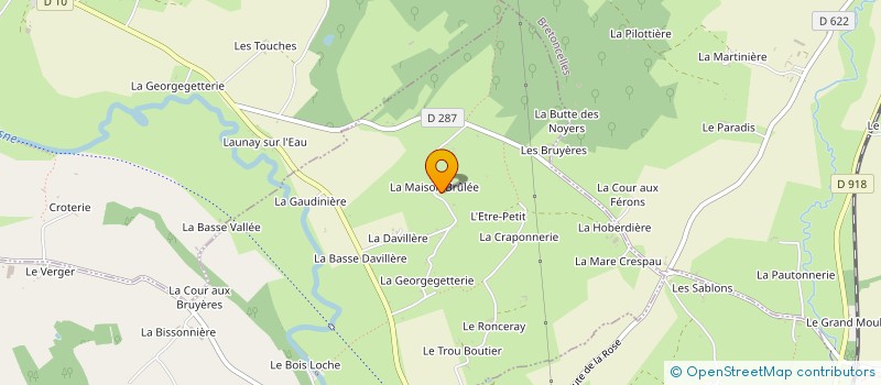 localisation de l'entreprise SARL JARDINS LOISIRS à SAINT-GERMAIN-DES-GROIS