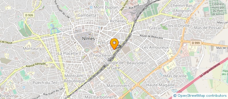 localisation de l'entreprise SARL JARDINS SECRETS à NIMES