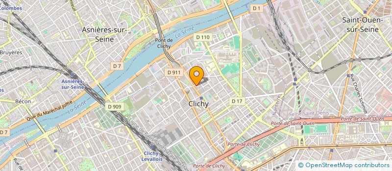localisation de l'entreprise SARL JARIVE à CLICHY