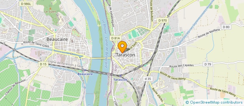 localisation de l'entreprise SARL JARNEGUES VOYAGES  TARASCON