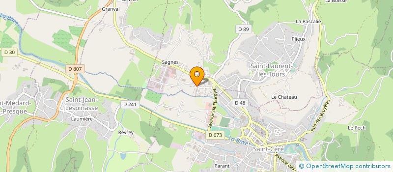 localisation de l'entreprise SARL JAUBERT ET FILS à SAINT-LAURENT-LES-TOURS