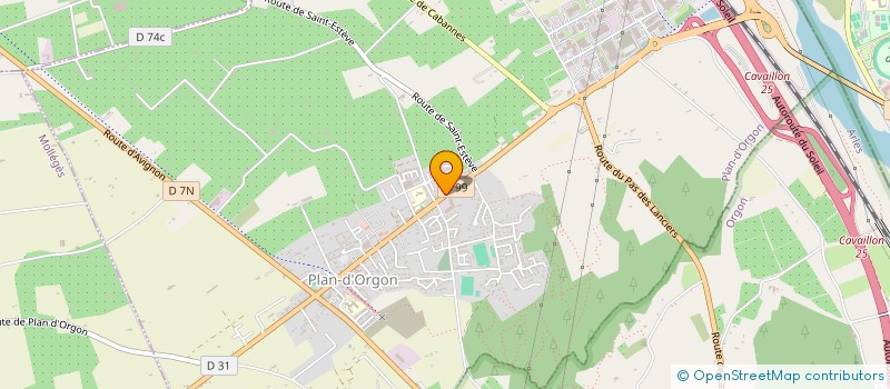 localisation de l'entreprise SARL JAUBERT JPLM à PLAN-D'ORGON
