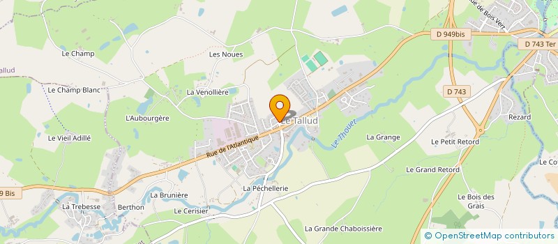 localisation de l'entreprise SARL JAULAIN  LE TALLUD