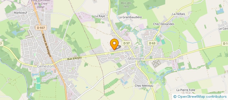 localisation de l'entreprise SARL JAUMOUILLE-GOBIN à MONTBERT