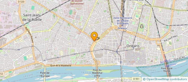localisation de l'entreprise SARL JAURES à ORLEANS