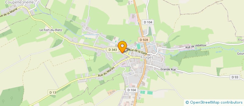 localisation de l'entreprise SARL JB CEREALES à FRUGES