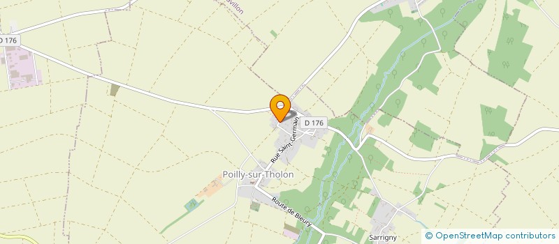 localisation de l'entreprise SARL JB PLOMBERIE CHAUFFAGE  POILLY-SUR-THOLON