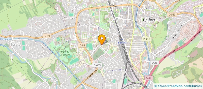 localisation de l'entreprise SARL JB SERVICES à BELFORT