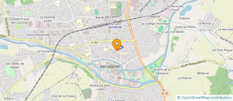 localisation de l'entreprise SARL JBAD  VENDOME