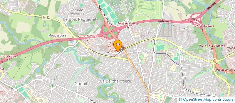 localisation de l'entreprise SARL JBI à ORVAULT