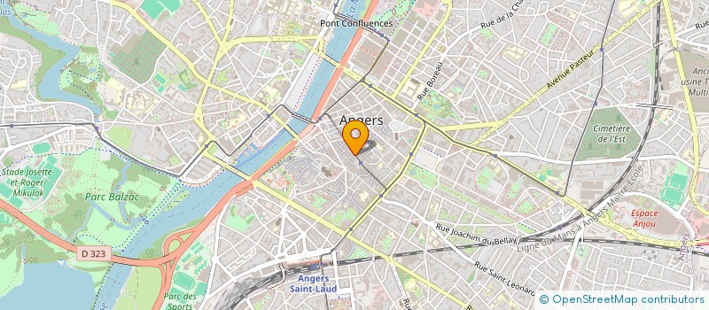 localisation de l'entreprise SARL JC  ANGERS