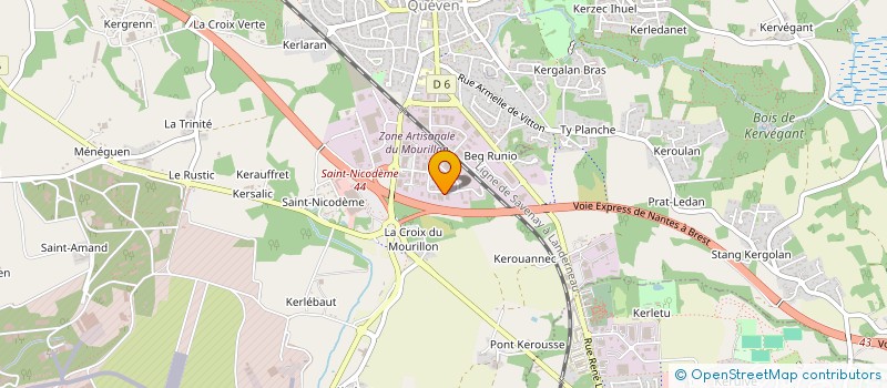 localisation de l'entreprise SARL JC ANDRE à QUEVEN
