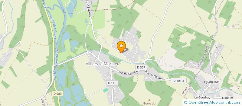 localisation de l'entreprise SARL JC DE OLIVEIRA à VILLIERS-LE-MORHIER