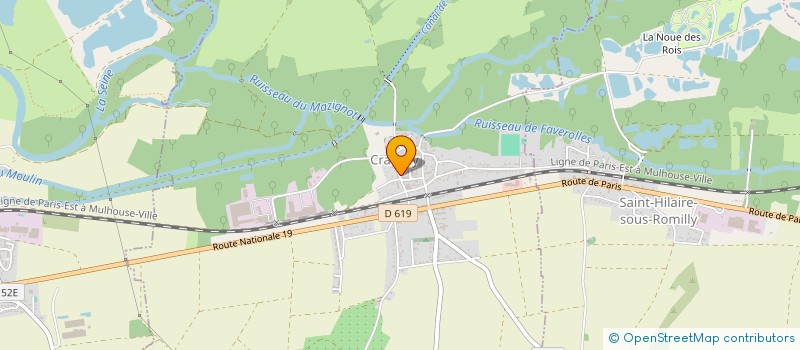 localisation de l'entreprise SARL JC RAMEY  OSSEY-LES-TROIS-MAISONS