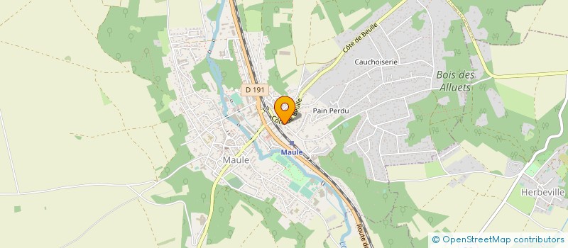 localisation de l'entreprise SARL JC TACAIL  MAULE