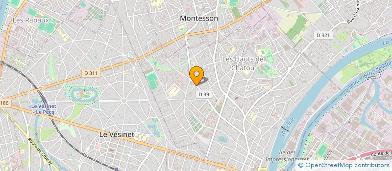 localisation de l'entreprise SARL JC2  CHATOU