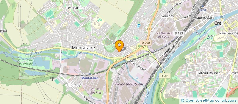 localisation de l'entreprise SARL JC3M  MONTATAIRE