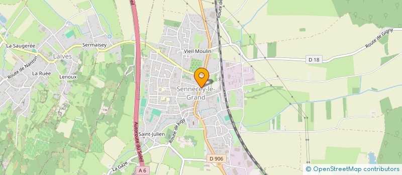 localisation de l'entreprise SARL JCE  SENNECEY-LE-GRAND