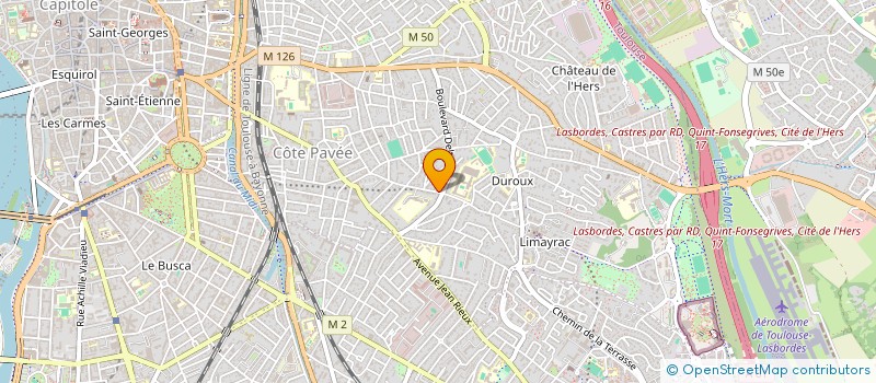 localisation de l'entreprise SARL JCH  TOULOUSE