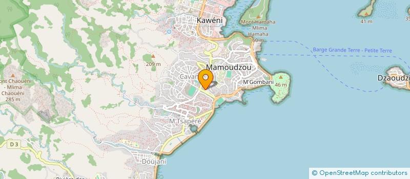 localisation de l'entreprise SARL JCKLS à MAMOUDZOU