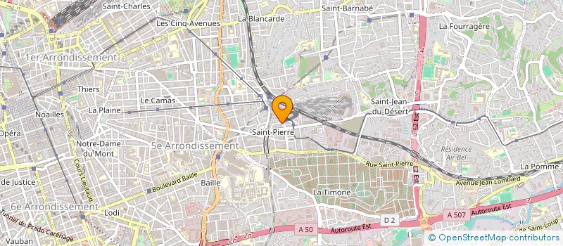 localisation de l'entreprise SARL JCM  MARSEILLE