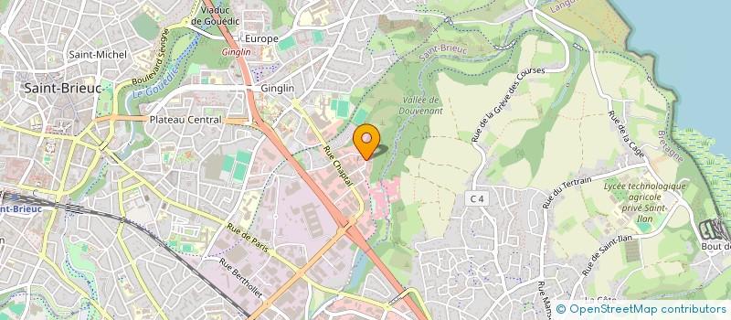 localisation de l'entreprise SARL JCR à SAINT-BRIEUC