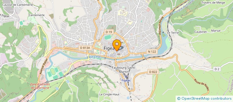 localisation de l'entreprise SARL JCRC à FIGEAC