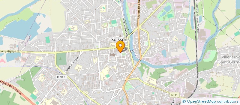 localisation de l'entreprise SARL JD BOUTIQUE à SOISSONS