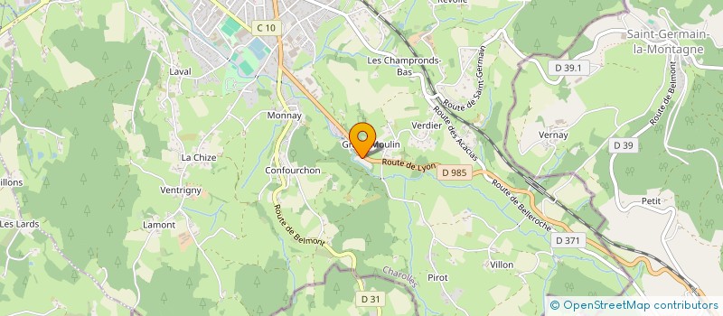 localisation de l'entreprise SARL JDP BOIS à CHAUFFAILLES