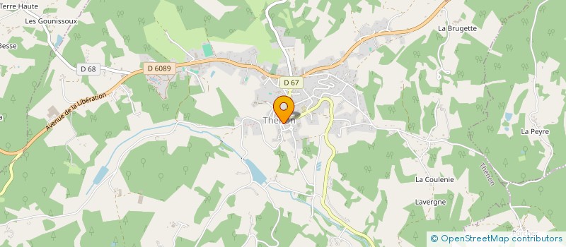 localisation de l'entreprise SARL JEAN ALAIN  THENON