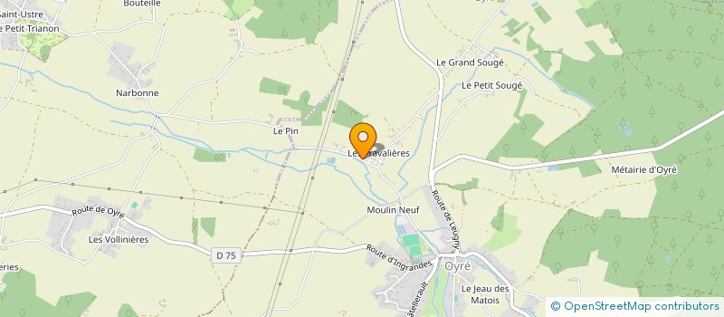 localisation de l'entreprise SARL JEAN-CHARLES GOUYETTE  INGRANDES