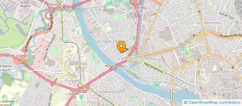 localisation de l'entreprise SARL JEAN-CHRISTOPHE à TOULOUSE