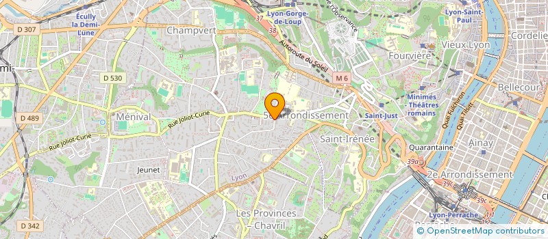 localisation de l'entreprise SARL JEAN CLEMENT GARCIA - EDITIONS CLEMENT DIFFUSION  LYON