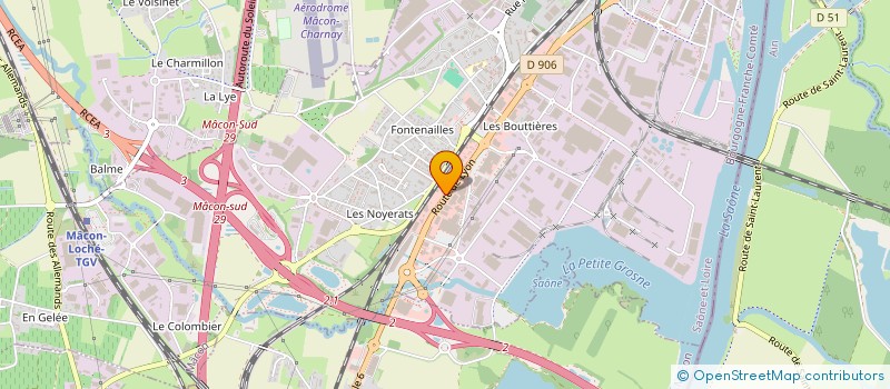 localisation de l'entreprise SARL JEAN COUTURIER à LYON